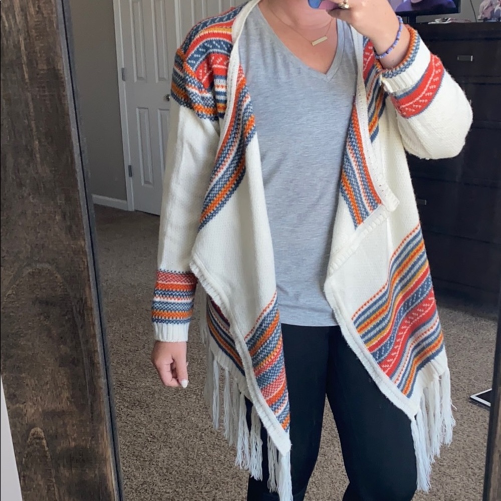 Tassel trimmed cardigan